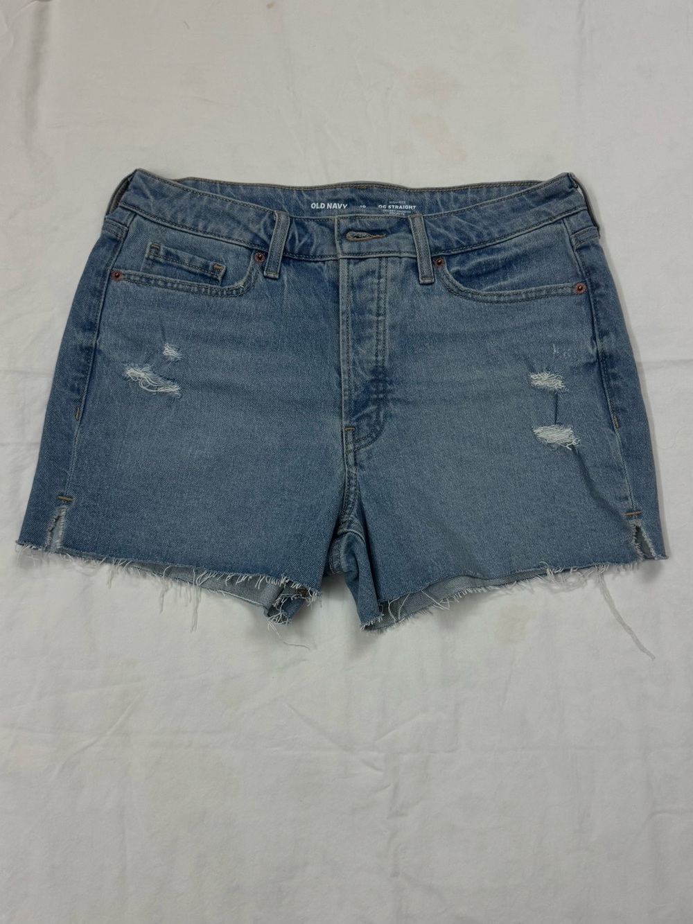 Old Navy High Rise OG Straight Jean Shorts
